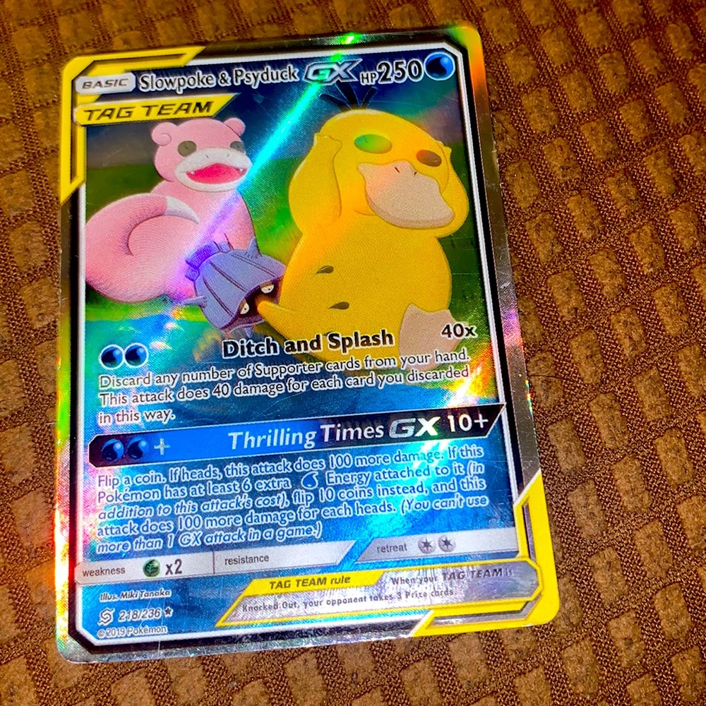 Slowpoke and psyduck GX
